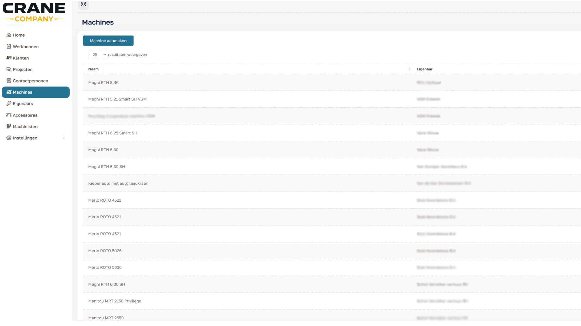 Systeem voor werkbonnen
